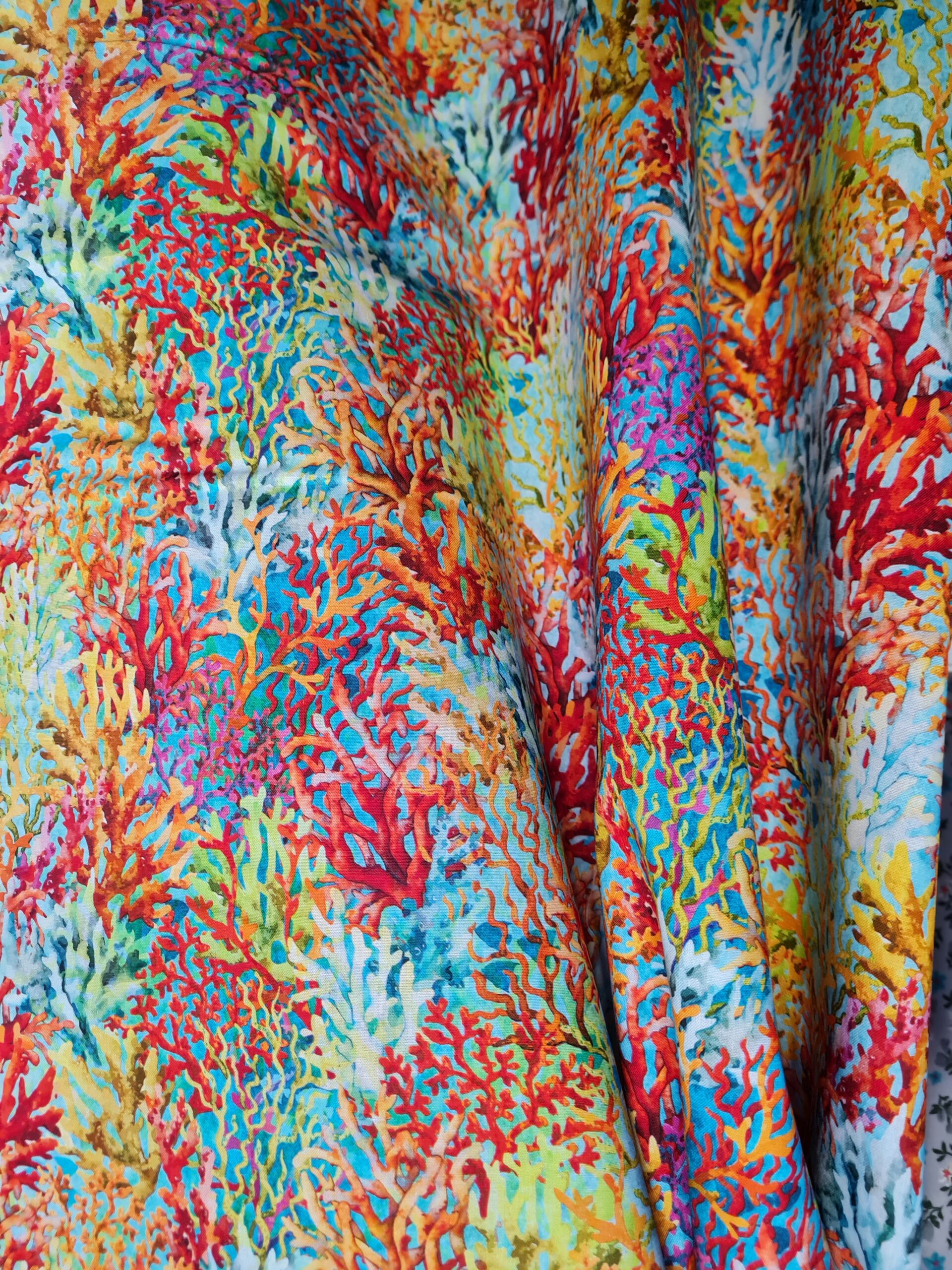 Jason Yenter - Calypso 2 Coral - Esberger Fabrics